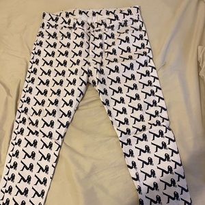 Brooke Shields all over print Calvin Klein Jeans